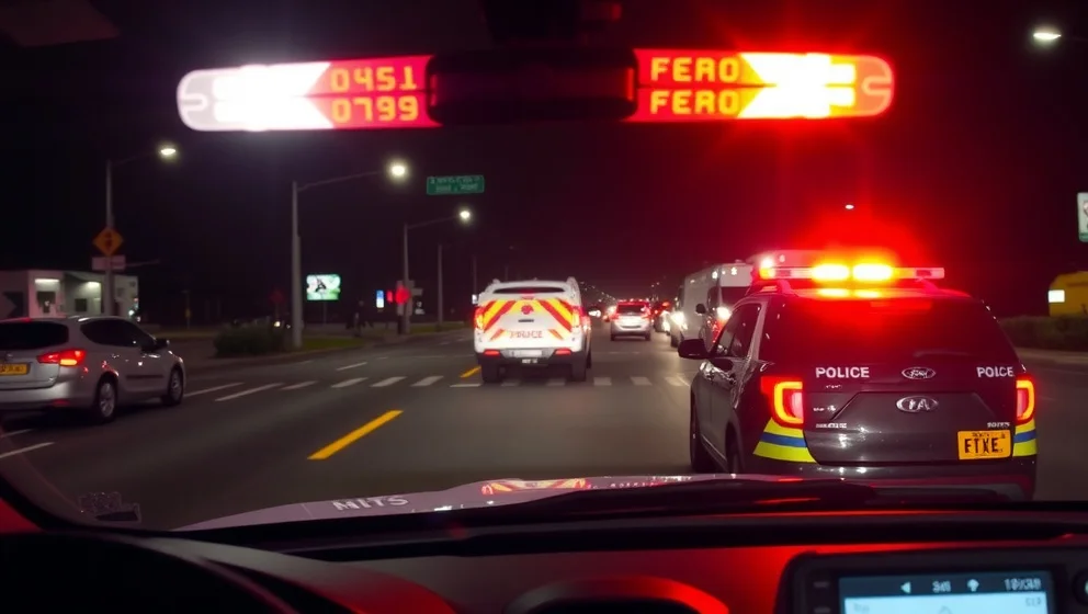 Fångat på polisens kamera